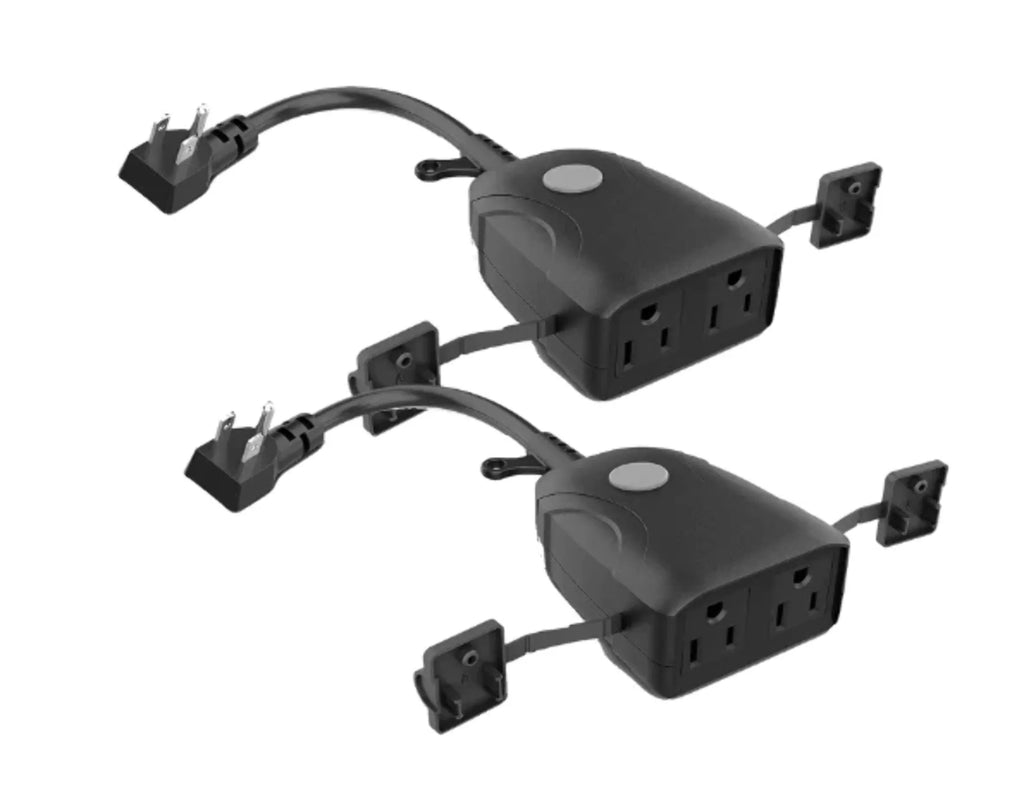 Dual Outlet Outdoor Smart Plugs 2PK Q914220