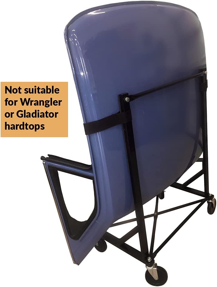 Heavy-duty Hardtop Stand Storage Cart with Castors and Strap M96967