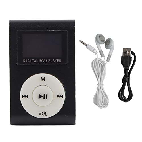 Portable mini MP3 music player with LCD screen and memory card slot (Black) M145660