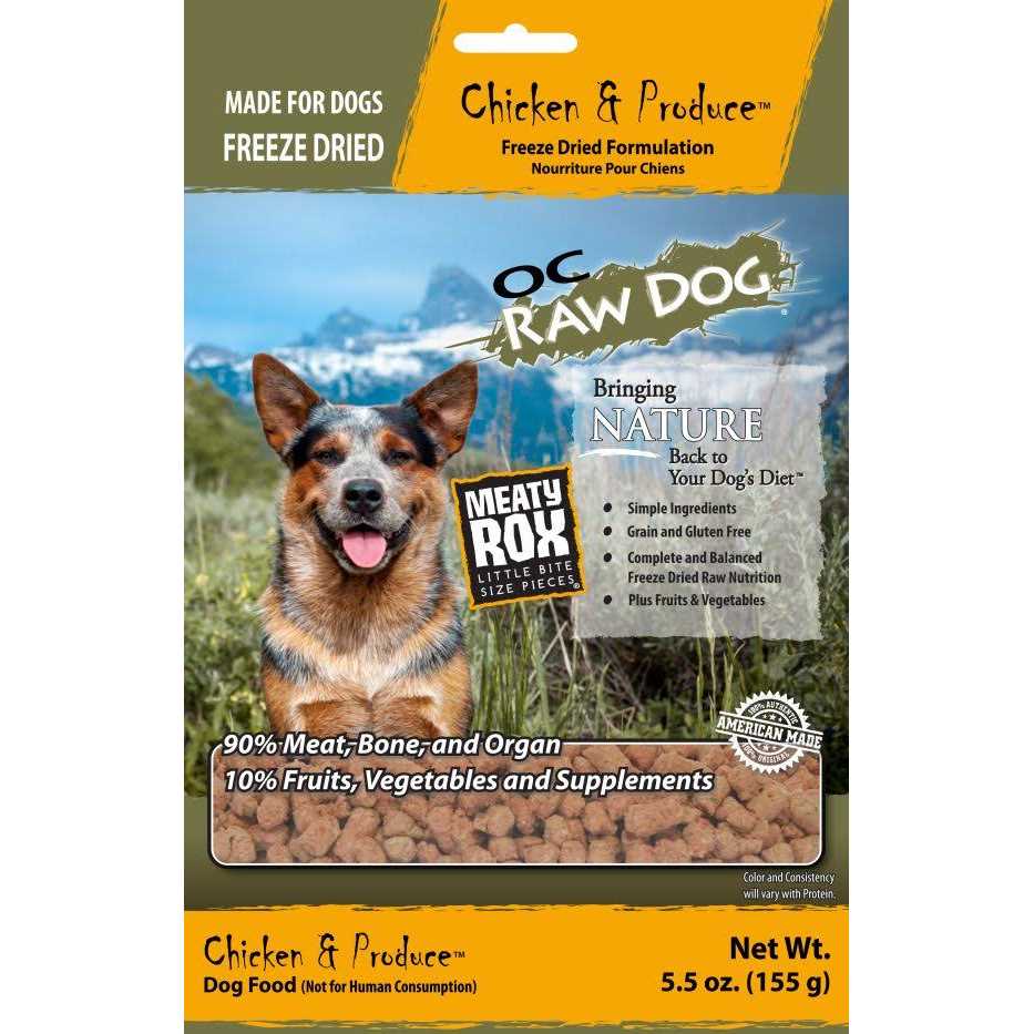 Freeze-Dried Chicken & Produce Sliders Dog Food M674044