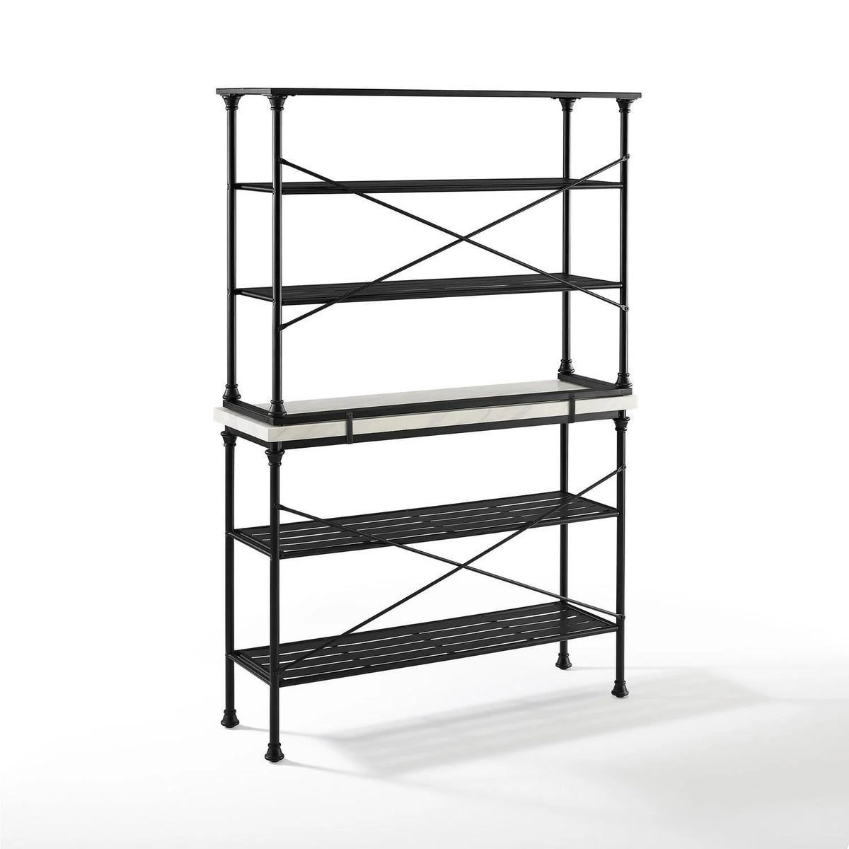 Matte Black Baker's Rack A115
