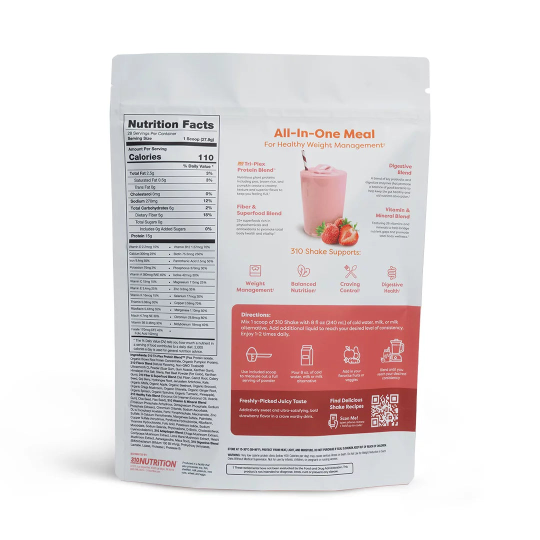 Strawberry Meal Shake, 28 servings P634