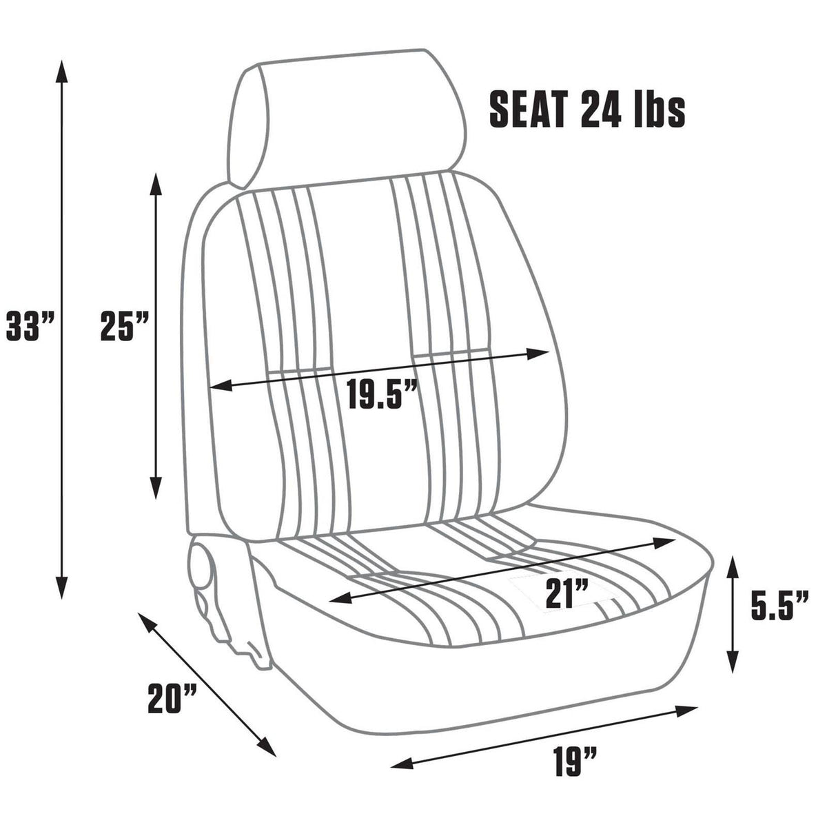 Vinyl Driver Seat H578998