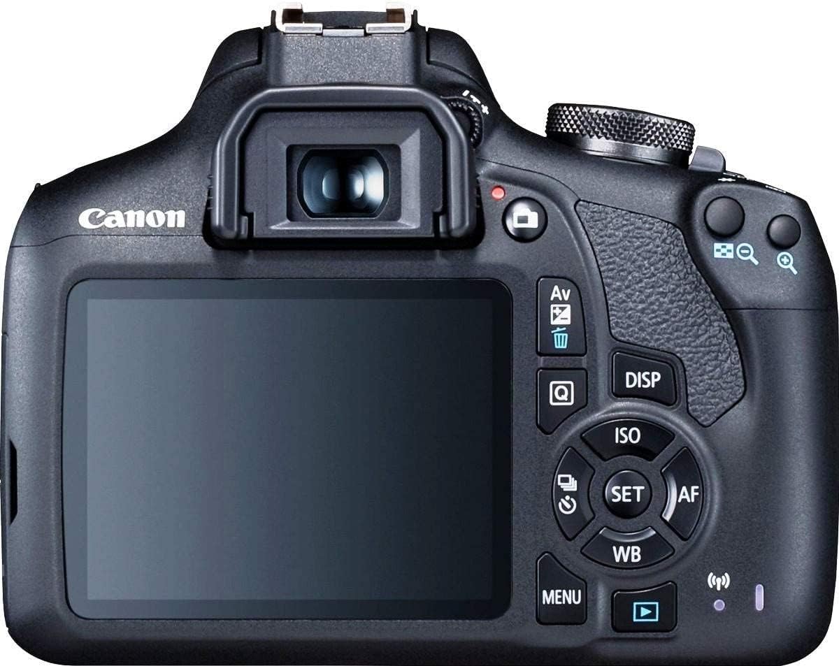 Black DSLR Camera with 18-55mm Lens 64GB Card Extra Battery U756
