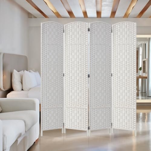 Dark Coffee 4 Panel Room Divider O797