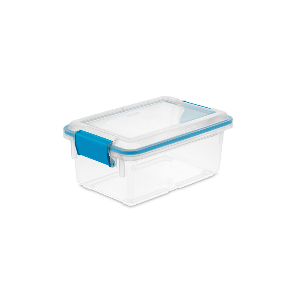 7.5 Quart Clear Plastic Storage Box with Lid (6 Pack) D849902