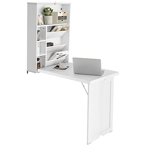 Black Foldable Wall Mounted Table D1138