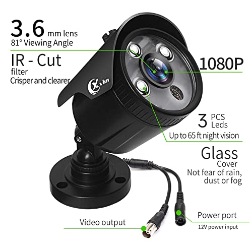 8CH 1080P Home Security Camera System with 1TB Hard Drive W78187