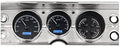 Black Alloy Analog Dash Gauges Kit T9666