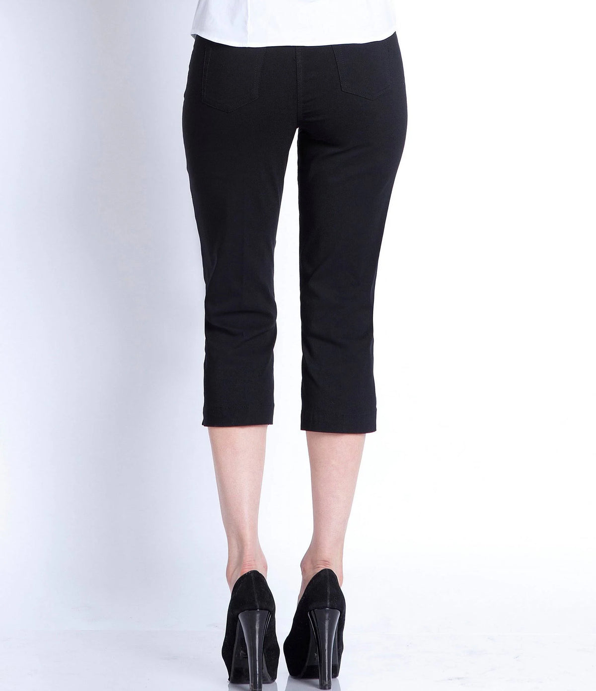 Pull-On Capri Pants Denim T802