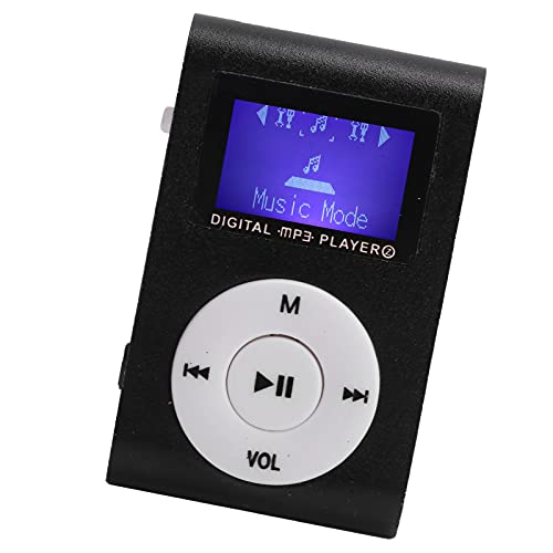 Portable mini MP3 music player with LCD screen and memory card slot (Black) M145660