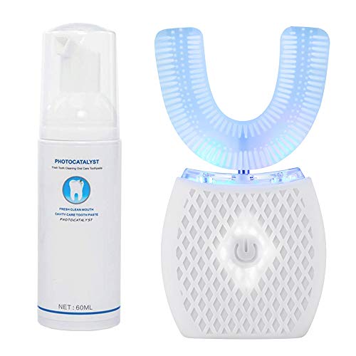 Ultrasonic U-Shaped 360° Electric Toothbrush (White) P419673