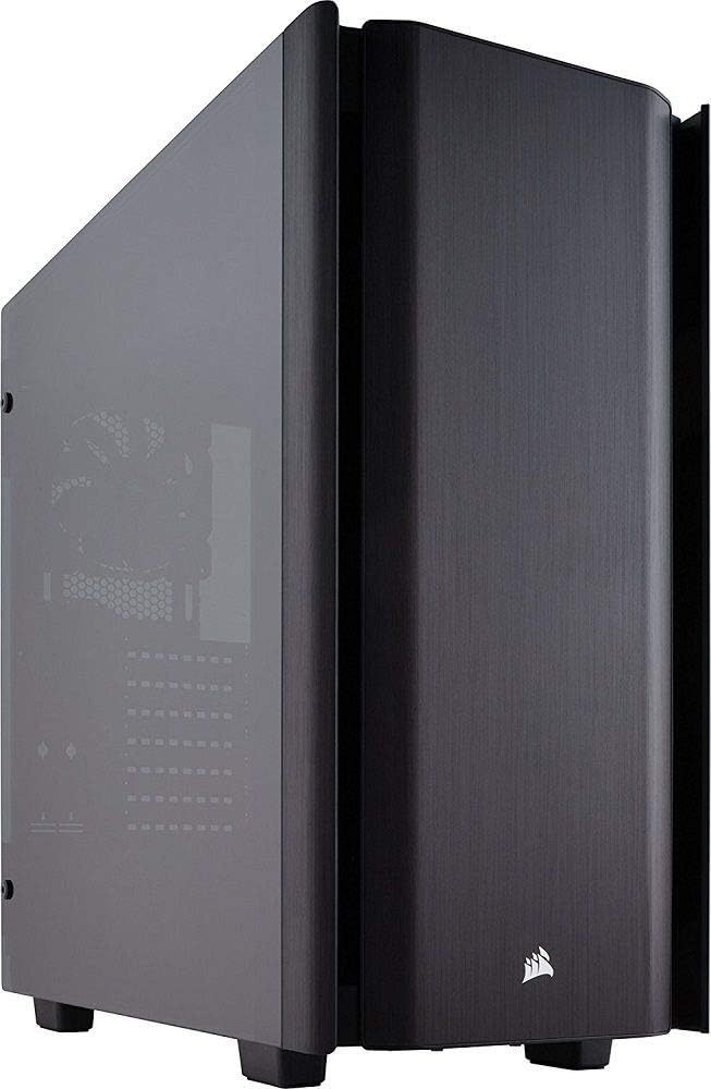 Smoked Tempered Glass Aluminum Super-Tower Case U167