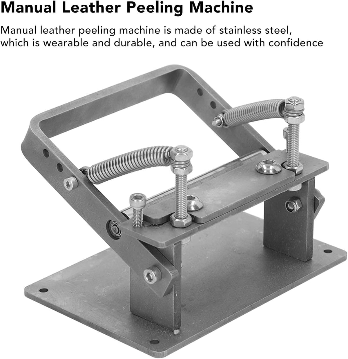 Leather Peeling Machine Stainless Steel Leather Skiver Peeler Splitter J1171