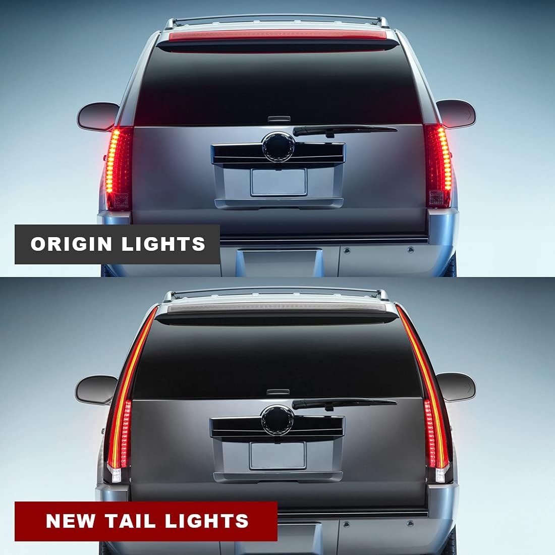 Clear LED Tail Lights Assembly for Cadillac Escalade ESV Y50337