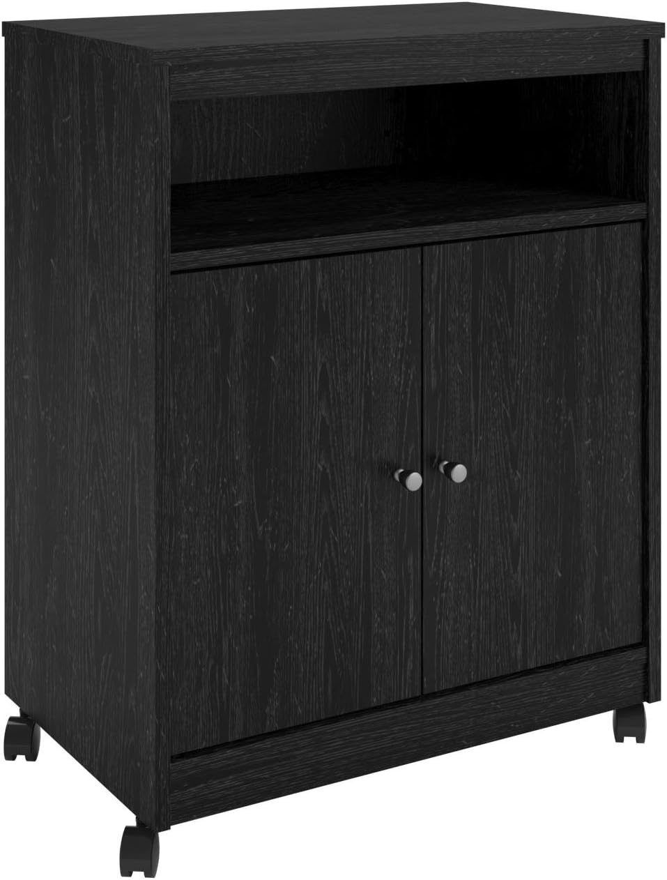 Black Oak Microwave Cart I6182