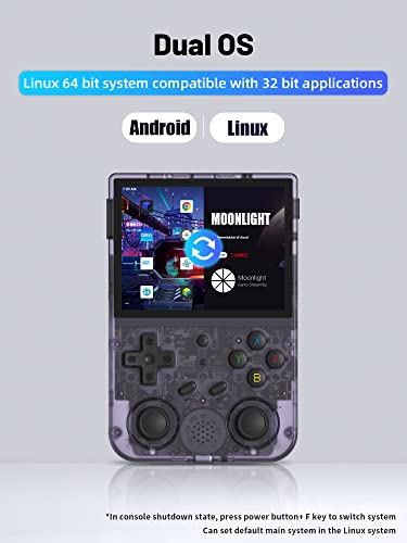 64G TF Card Retro Handheld Game Console with 3.5" IPS Screen D77748
