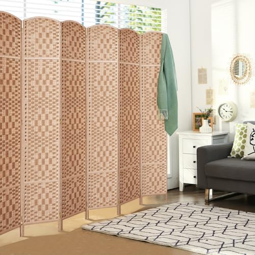 Dark Coffee 4 Panel Room Divider O797