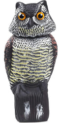 Owl Decoy with Rotating Head M97434
