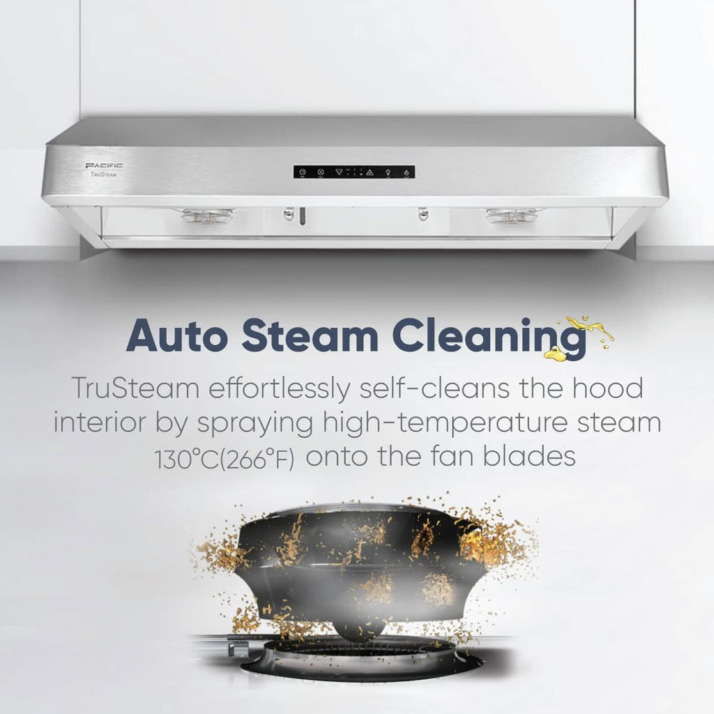 30 Under Cabinet Hood, 900+ CFM, Stainless Steel N202