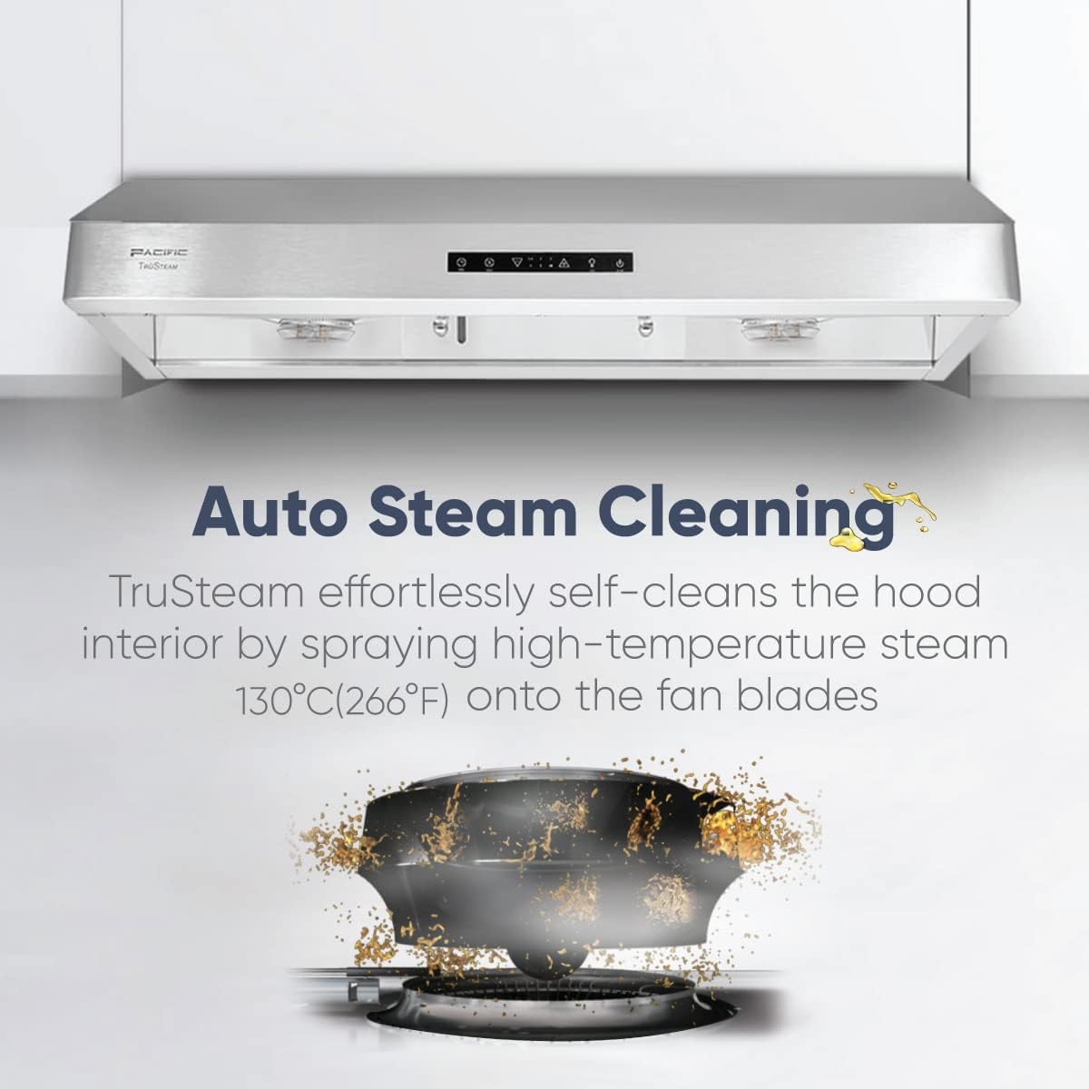 30 Under Cabinet Hood, 900+ CFM, Stainless Steel N202