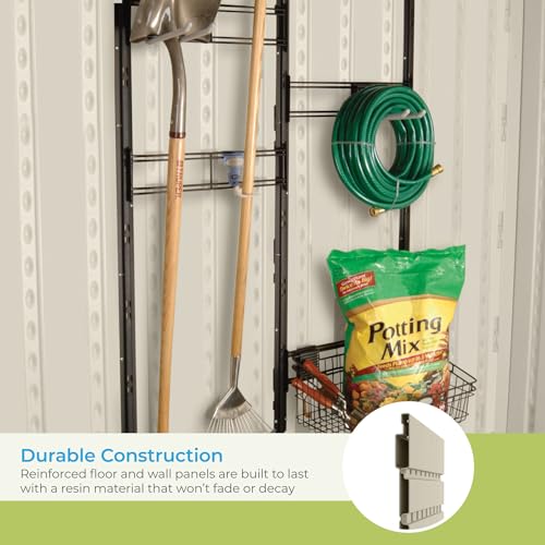 8' x 10' Heavy-Duty Resin Storage Shed Z449
