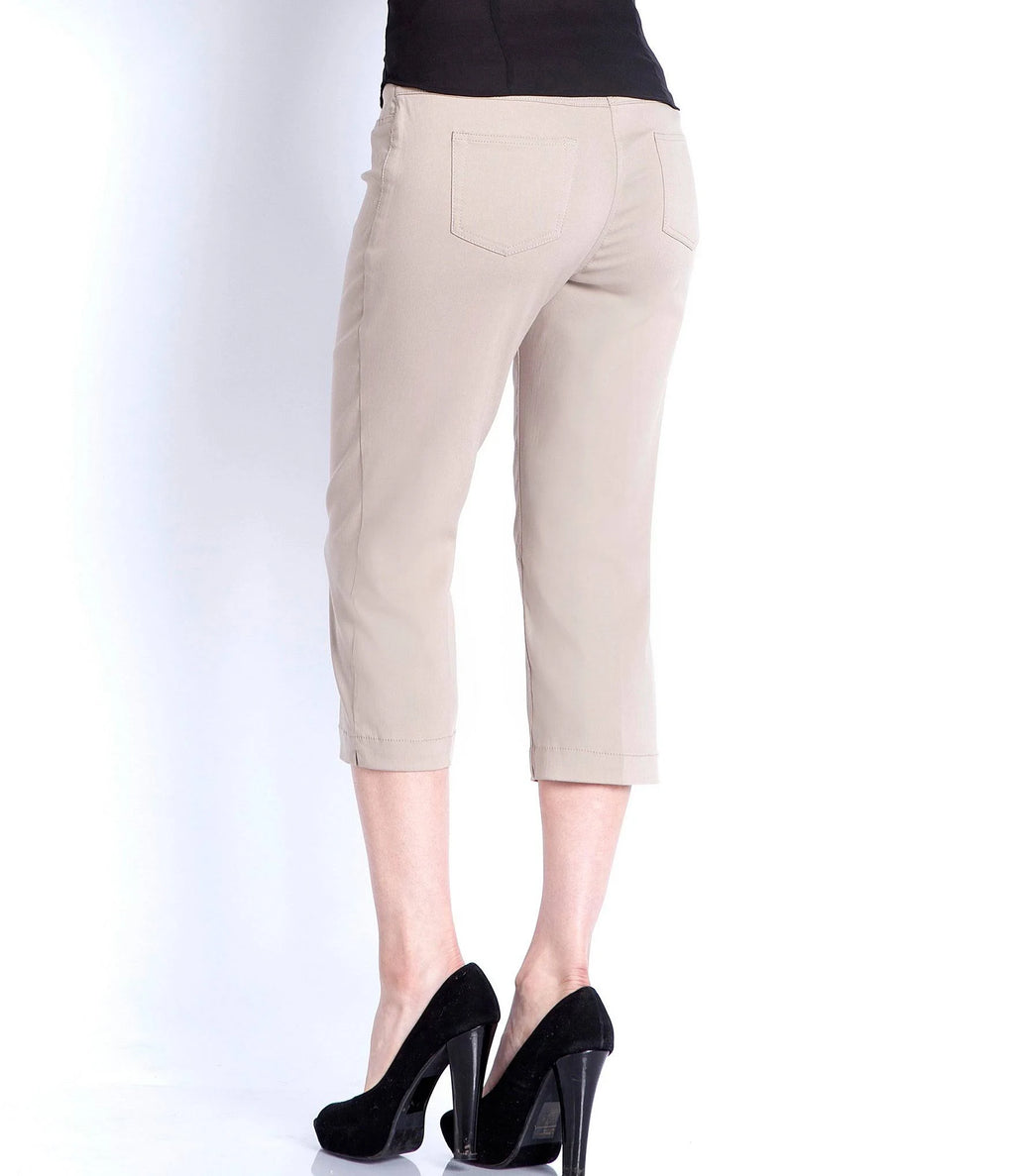Pull-On Capri Pants Denim T802
