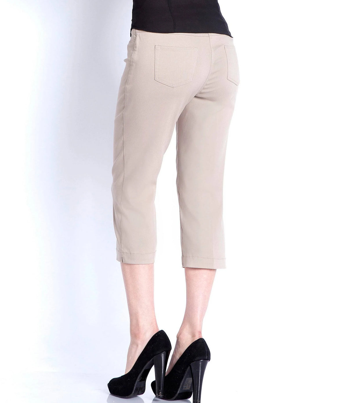 Pull-On Capri Pants Denim T802