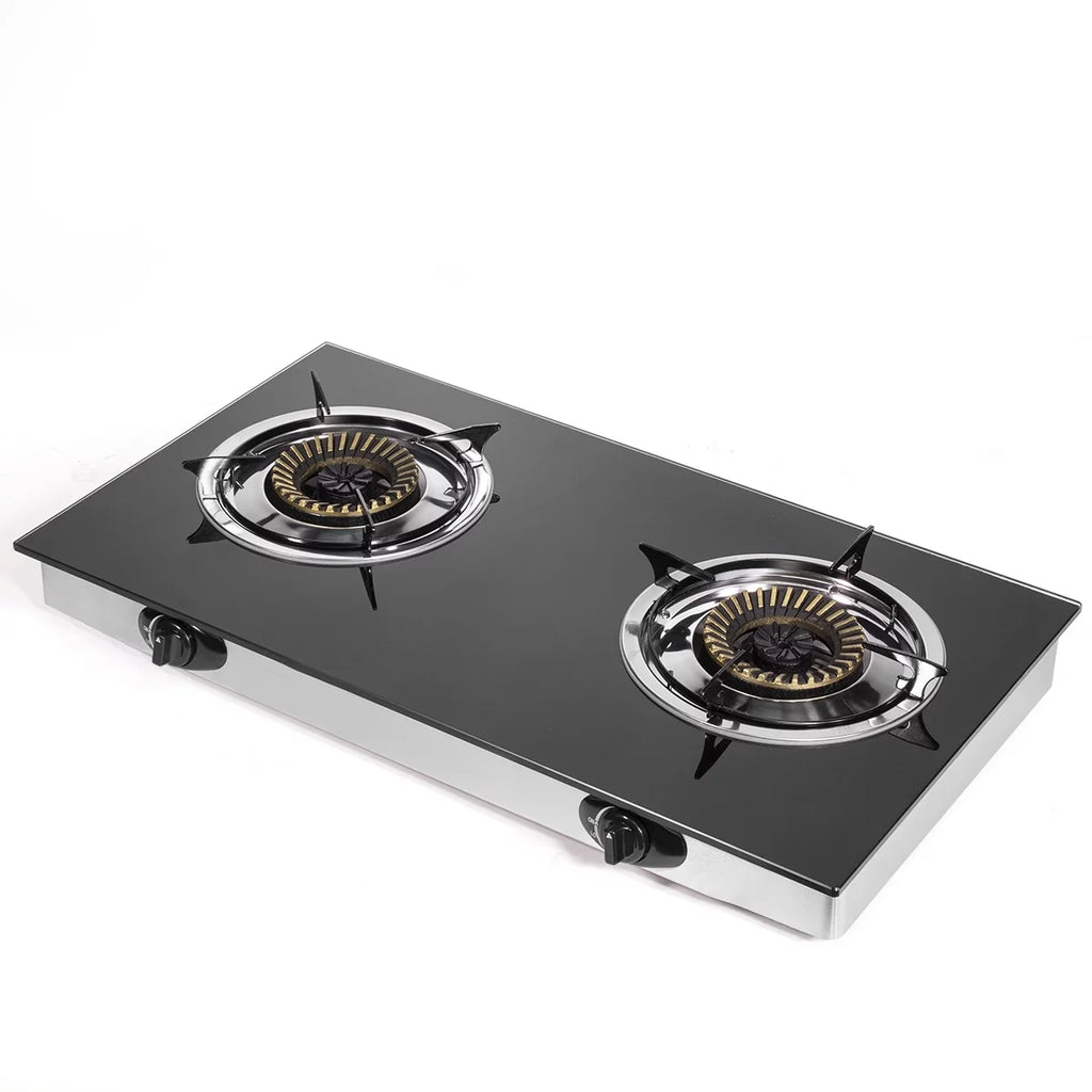 Dual Burner Propane Stove with Regulator W5301