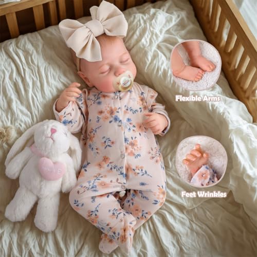 20 Inch Soft Body Realistic Newborn Baby Dolls with Clothes and Toy Accessories T645798