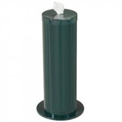 Hunter Green Floor Standing Sanitary Wipe Dispenser with One Roll of Antibac. Wipes D82908