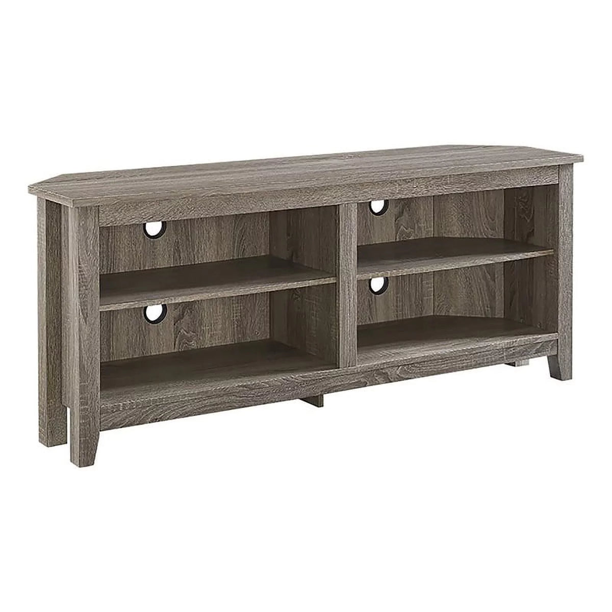 Wood Corner TV Stand S6864