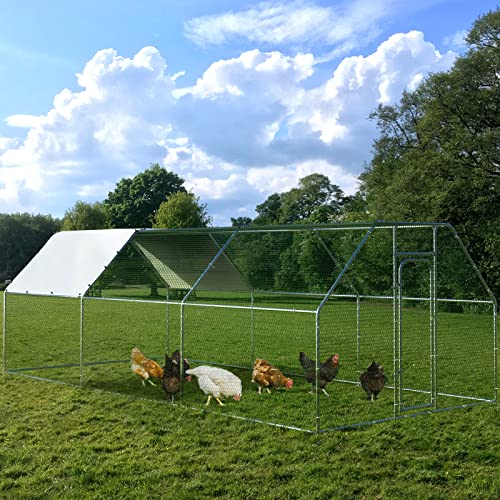 Metal Chicken Coop with Waterproof Cover O865