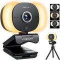 1080P Webcam with Microphone, Autofocus, Privacy Cover, Tripod U83924