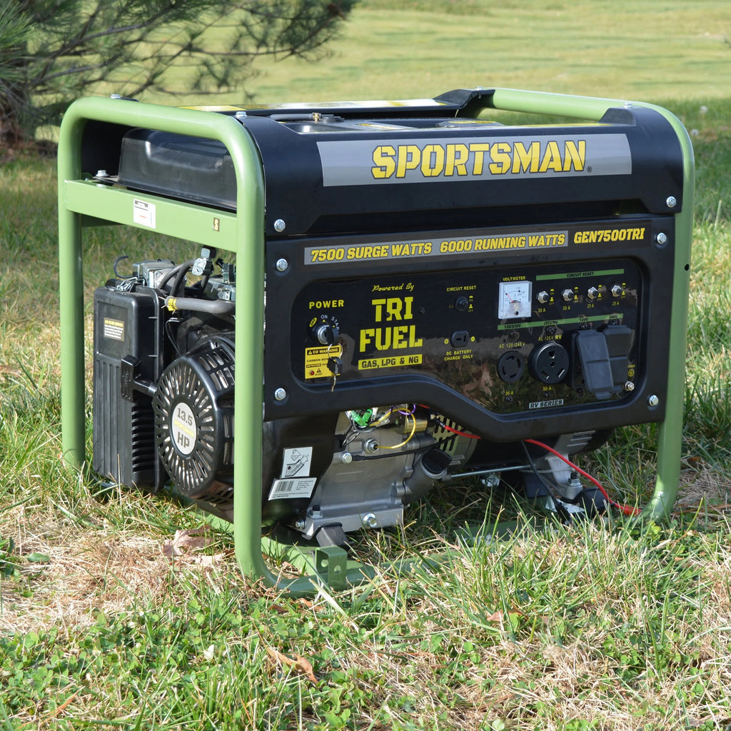 7500 Watts Portable Tri-Fuel Generator J1444
