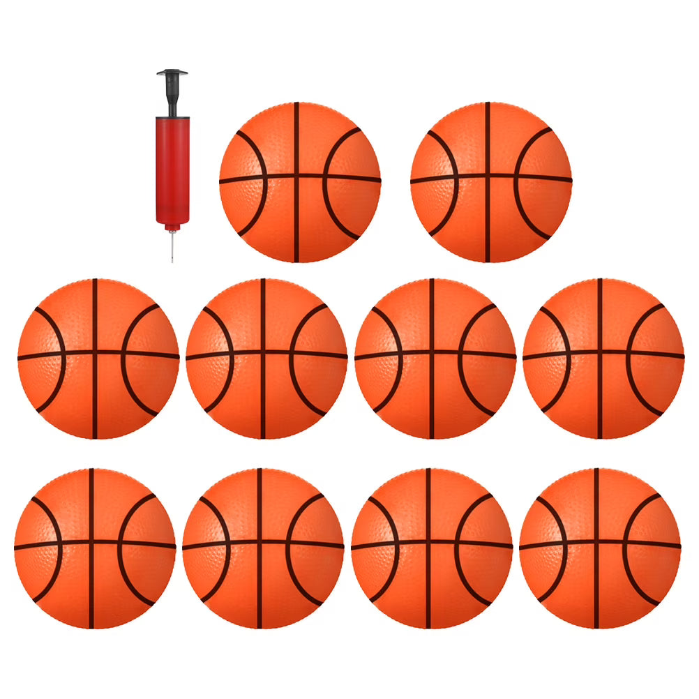 Mini Basketballs Inflatable Rubber Pool Hoops Set X4031