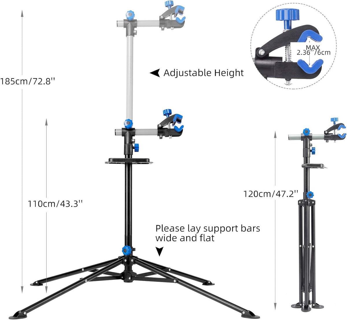 Bike Repair Stand with Tool Tray, Pack of 2 U62041