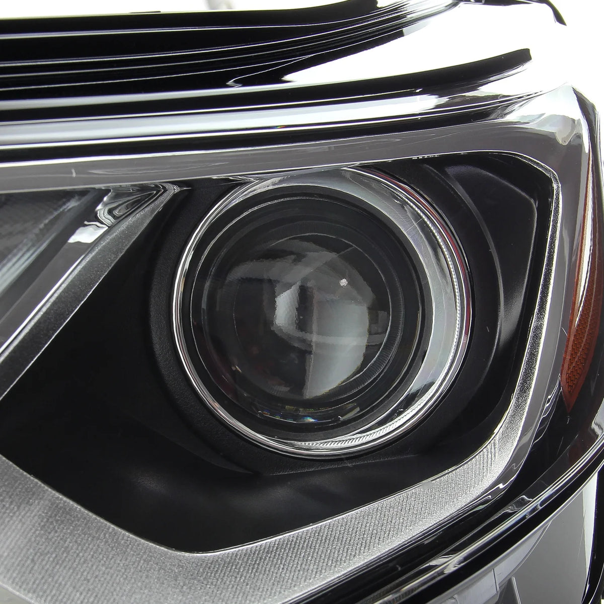Chrome LED DRL Headlight Driver Left Side P4824
