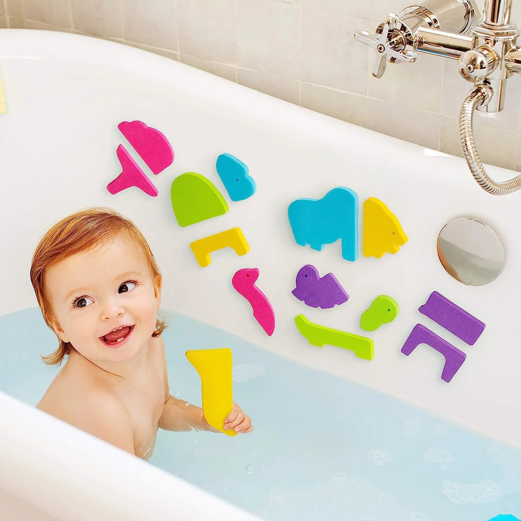 Safari Animals Baby Puzzle Bath Toy, 33 Piece Set N972918
