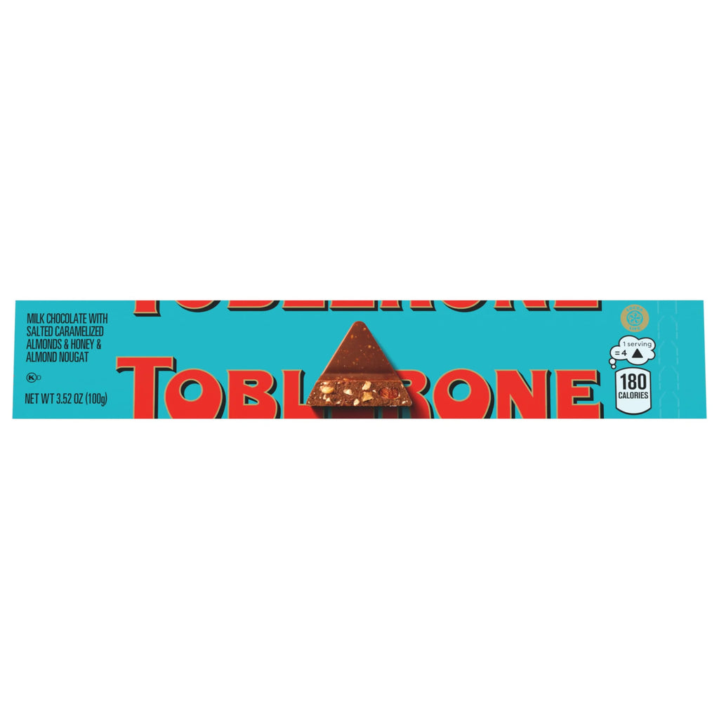 Milk Chocolate Bar with Salted Caramelized Almonds and Honey and Almond Nougat D7129