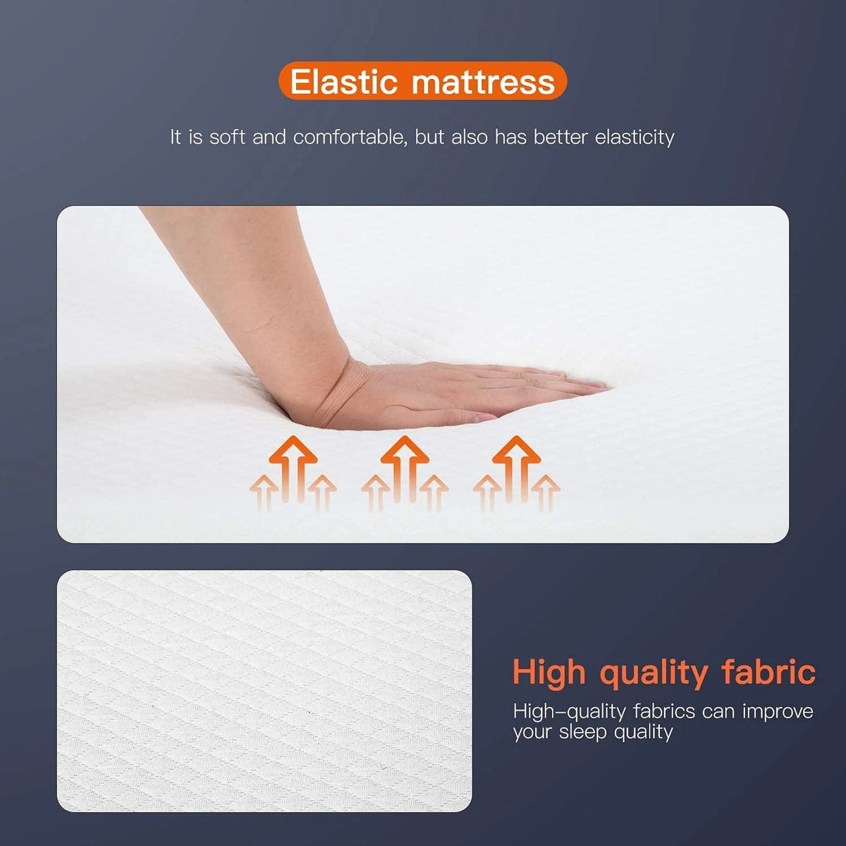 8 inch Twin Size Memory Foam Gel Mattress N333797