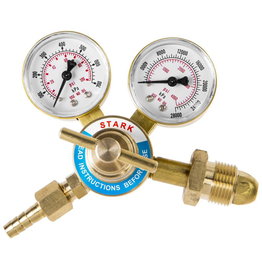 Welding Nitrogen Regulator with Pressure Gauge CGA580 Inlet Connection and 9/16-Inch Outlet Connection X15855