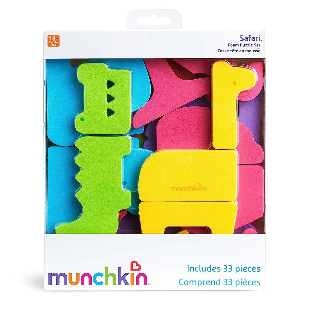 Safari Animals Baby Puzzle Bath Toy, 33 Piece Set N972918