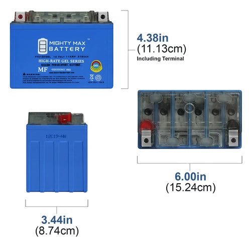 12V 11Ah GEL Replacement Battery 2 Pack J25648