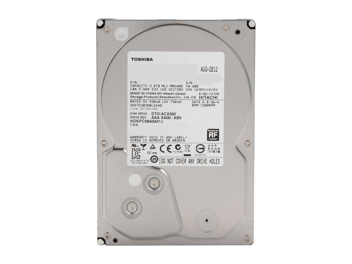 3tb SATA Internal Hard Drive F502