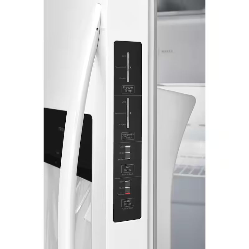 22.3 cu. ft. Side by Side Refrigerator in White U37561