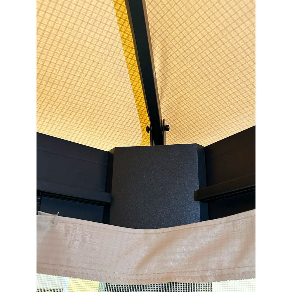 10x12 Gazebo Replacement Canopy Top Cover Q849