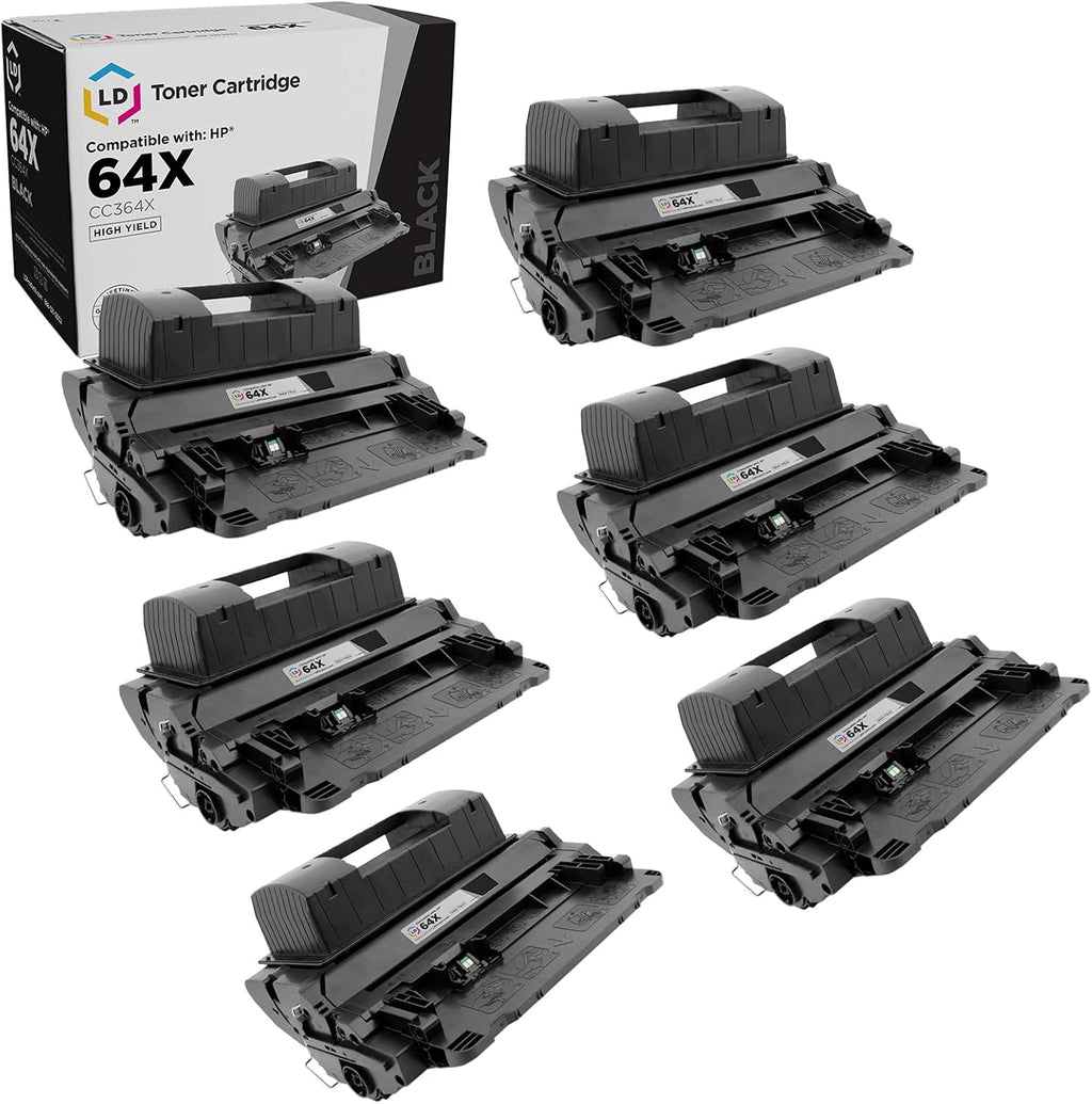 6-Pack Black High Yield Toner Cartridge T62522