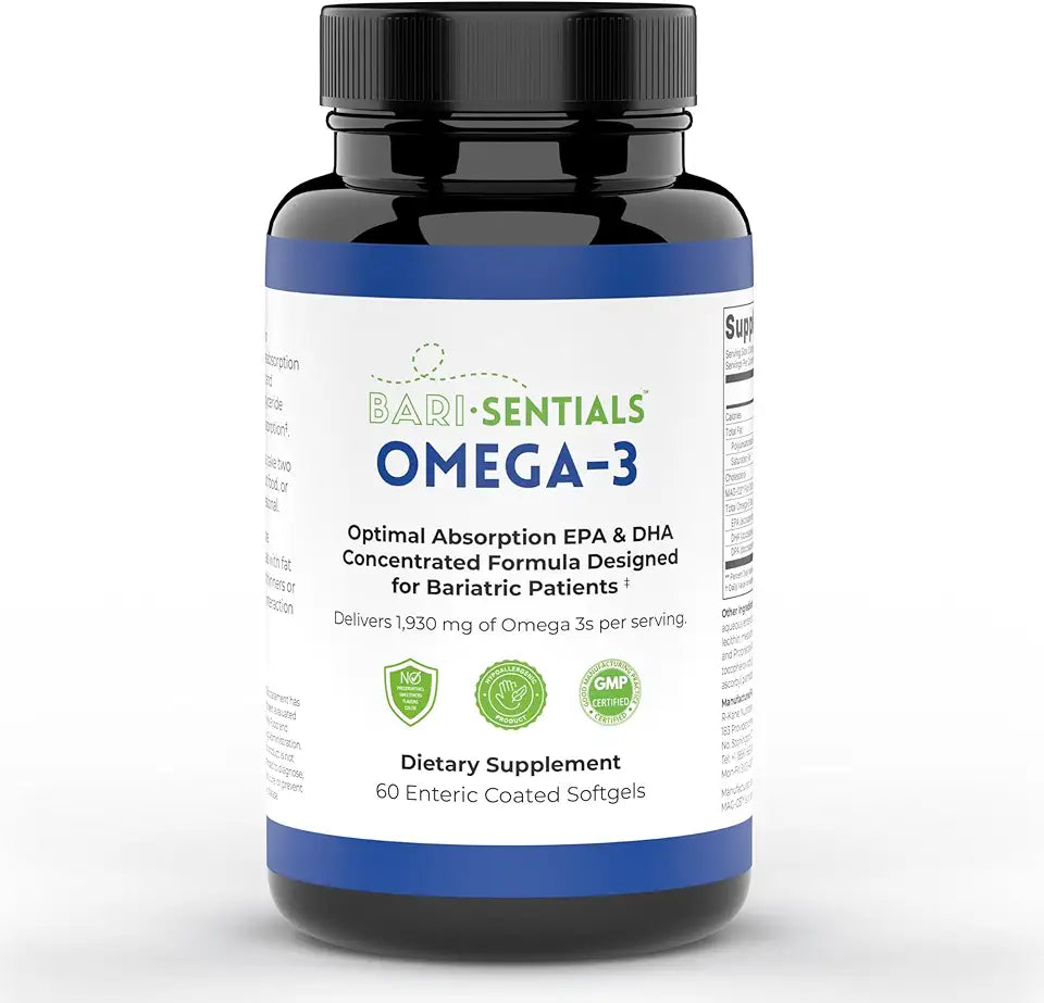 Omega-3 Supplement 1,930mg EPA & DHA 60 Coated Softgels J1471