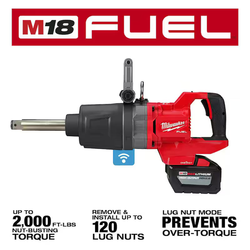 18V Lithium-Ion Brushless Cordless 1 in. Impact Wrench Kit U661748